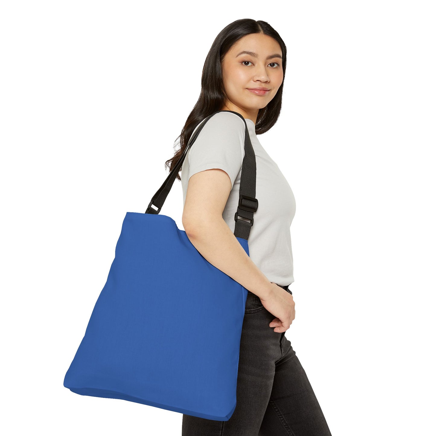 Adjustable Tote Bag — “Super Sandtray Therapist” Blue Therapy Tote