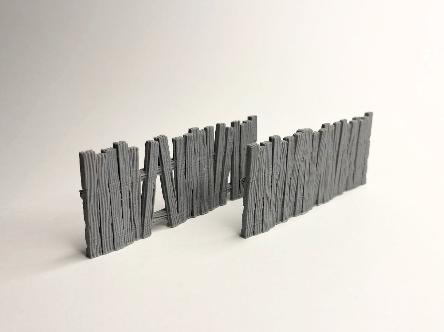 Gray Fences (Set of two)