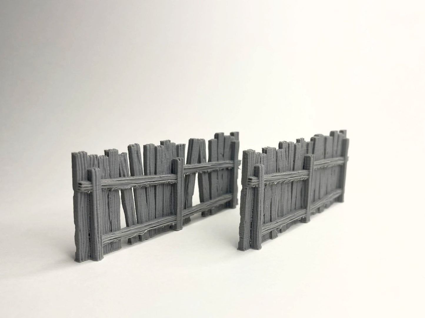 Gray Fences (Set of two)