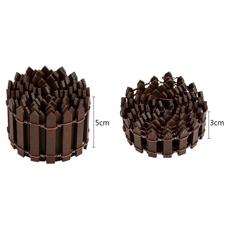Bendable Wooden Fence (Brown)