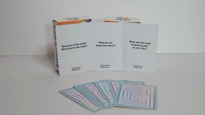FamGabs Card Deck - a Fun and Personal Questions Game for Families, Teachers, Therapists, Parents who Want to Connect More with Kids. Great Conversation Starters That get Kids Talking