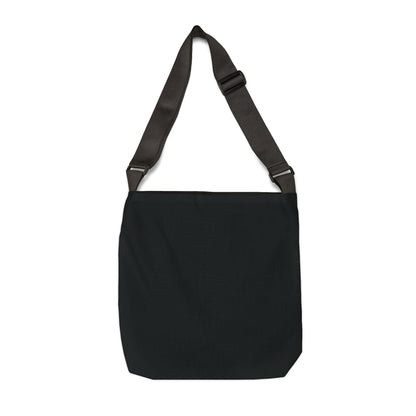 Adjustable Tote Bag — “Super Sandtray Therapist” Black Therapy Tote
