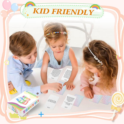 FamGabs Card Deck - a Fun and Personal Questions Game for Families, Teachers, Therapists, Parents who Want to Connect More with Kids. Great Conversation Starters That get Kids Talking