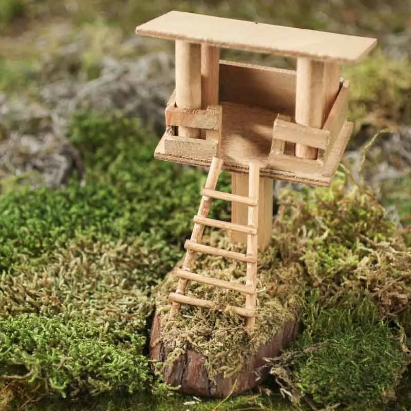 Treehouse with ladder