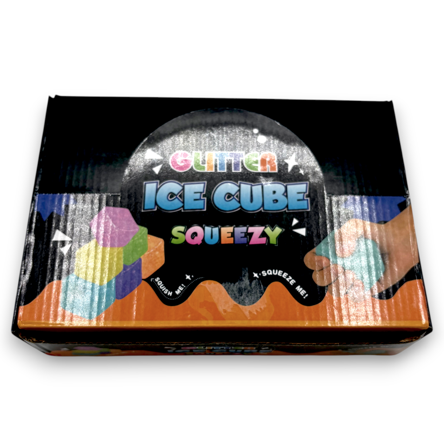 Glitter Squishy Cube (Various Colors)