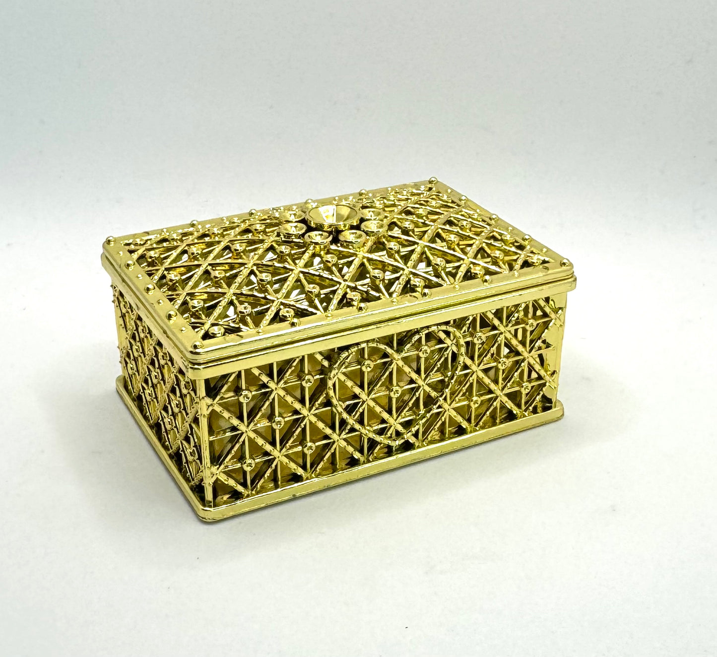 Small Gold Treasure Box