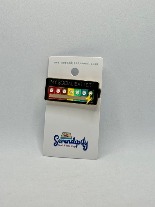 My Social Battery Pin