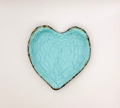 Blue Angel Wing Heart Tray