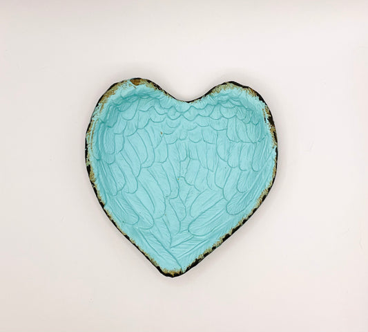 Blue Angel Wing Heart Tray