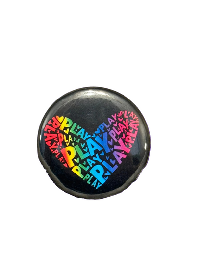 Pin: Rainbow Play Heart