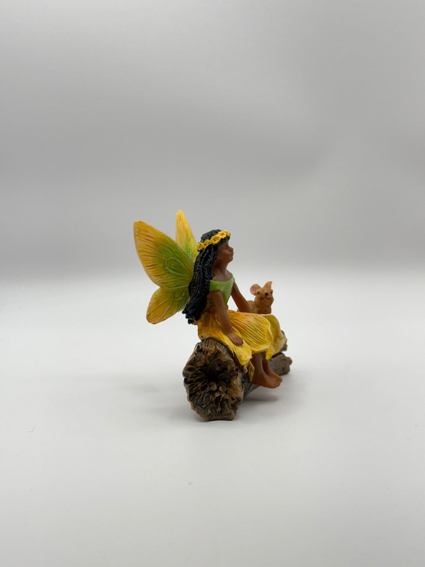 Fairy & Friend on Log