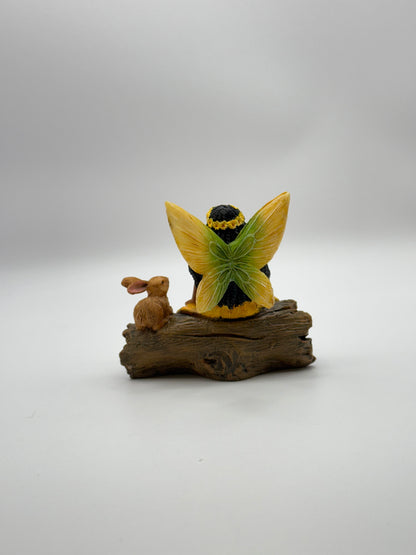 Fairy & Friend on Log
