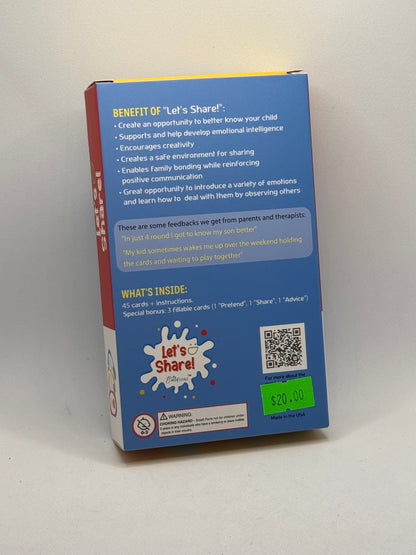 Let’s Share Emotion Cards