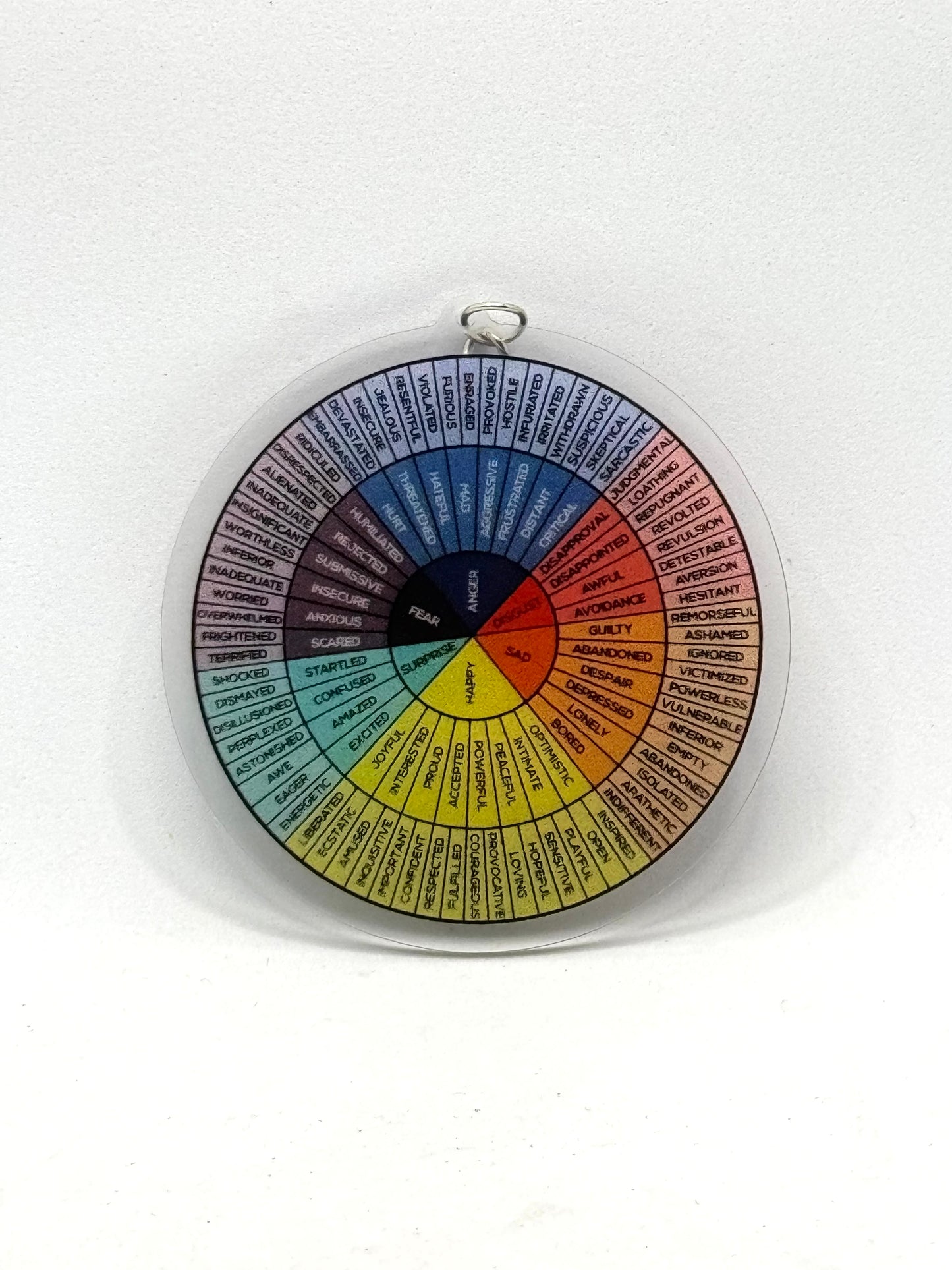 Emotion Wheel Keychain