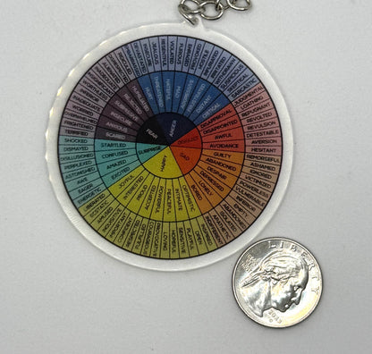 Emotion Wheel Keychain