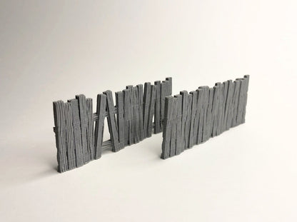 Grey Fences (Set of two)