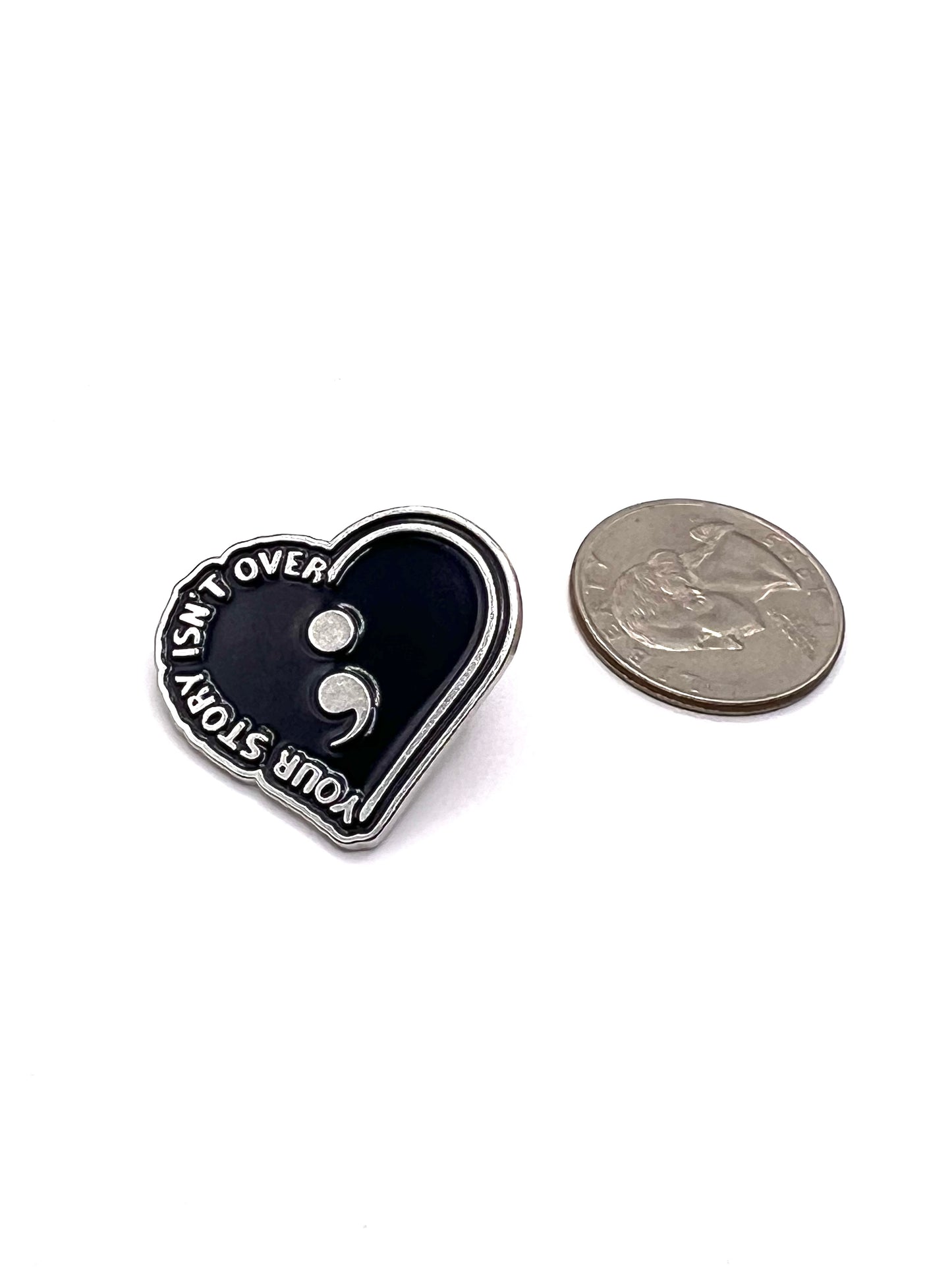 Your Story Isn't Over lapel Pin