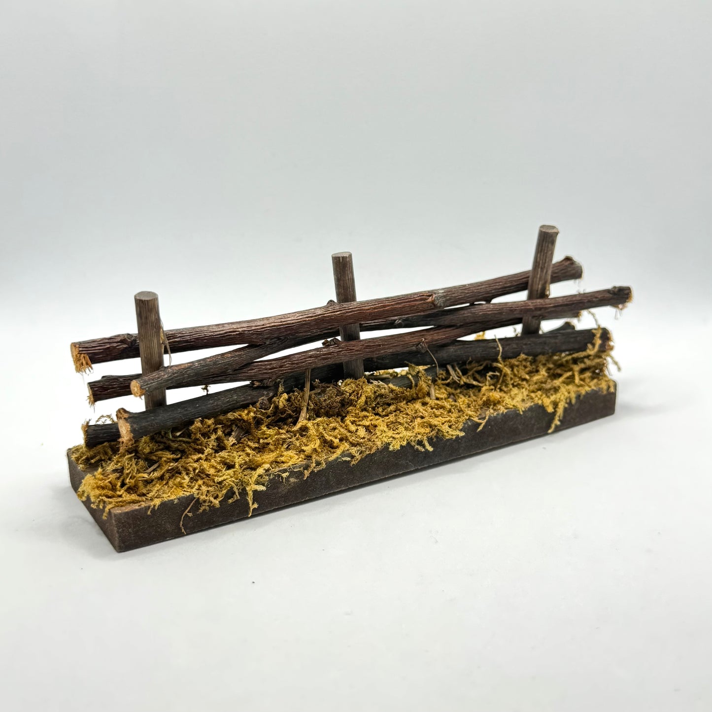 Wooden Branch Fence