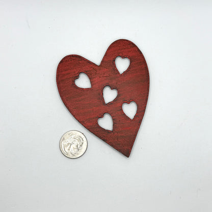 Sm Metal Heart Magnet