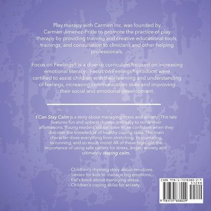 Focus on Feelings(R): I Can Stay Calm (Paperback Book)