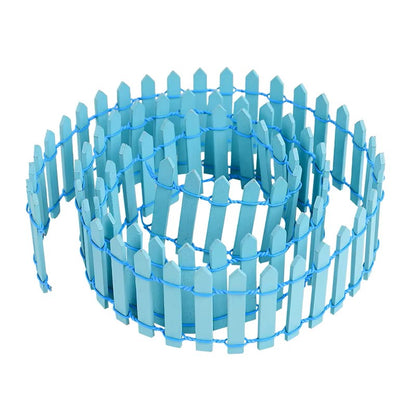 Bendable Wooden Fence (Blue)