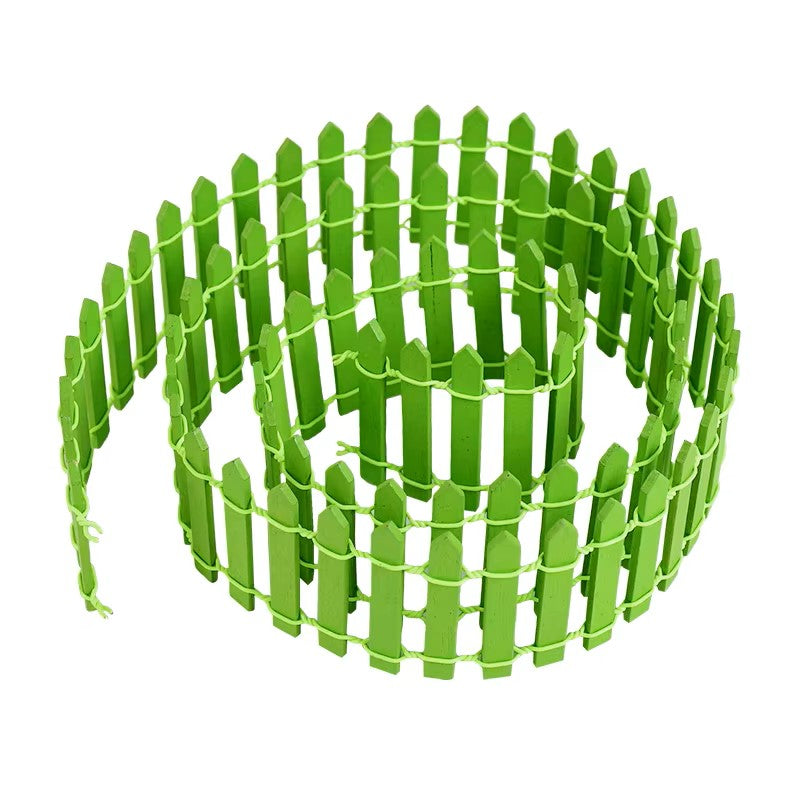 Bendable Wooden Fence (Green)