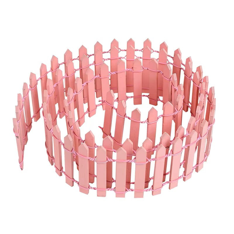 Bendable Wooden Fence (Pink)