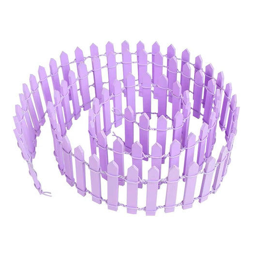 Bendable Wooden Fence (Purple)